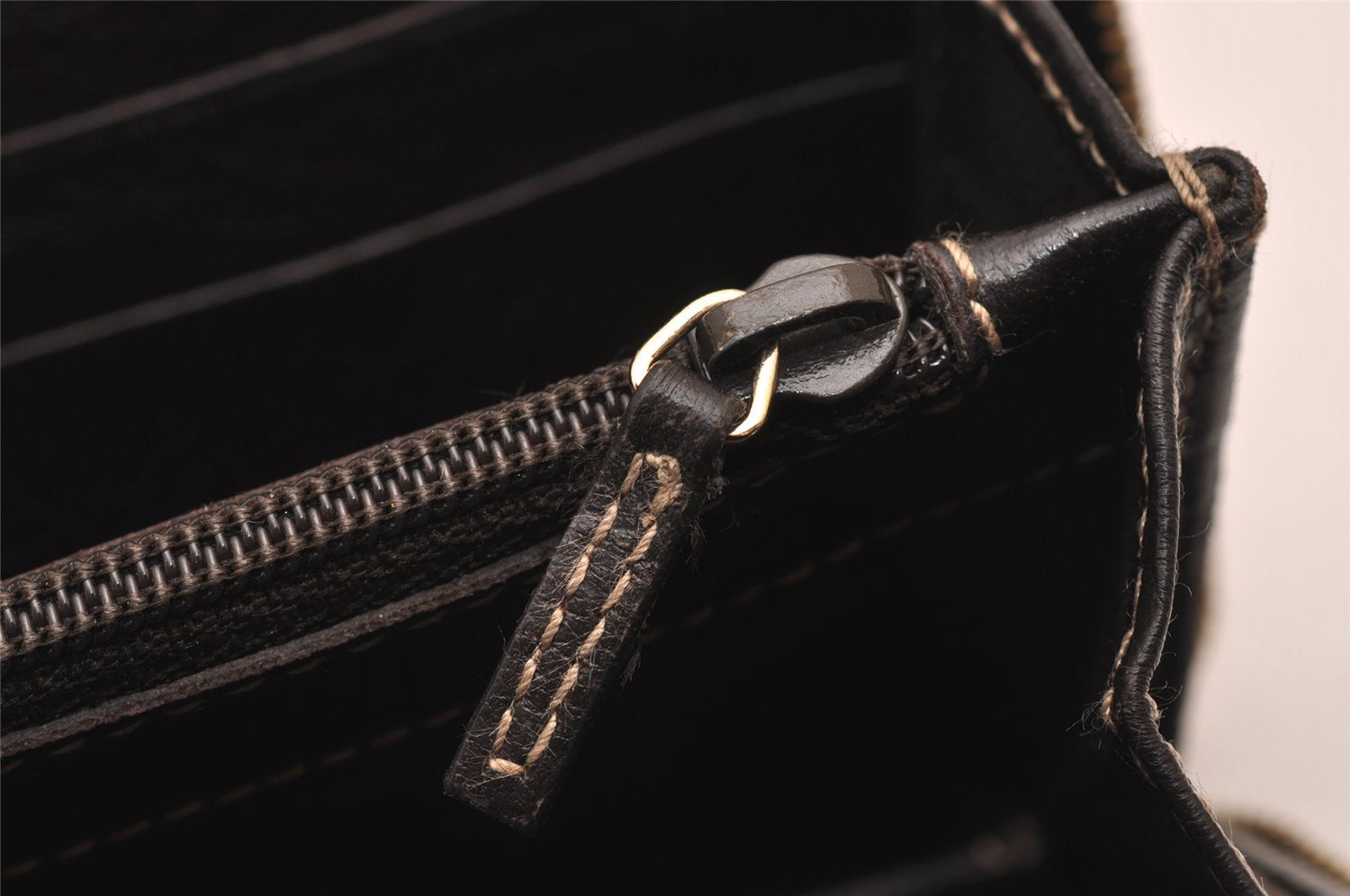 Authentic GUCCI Guccissima GG Leather Long Wallet Purse 212110 Brown 0924J