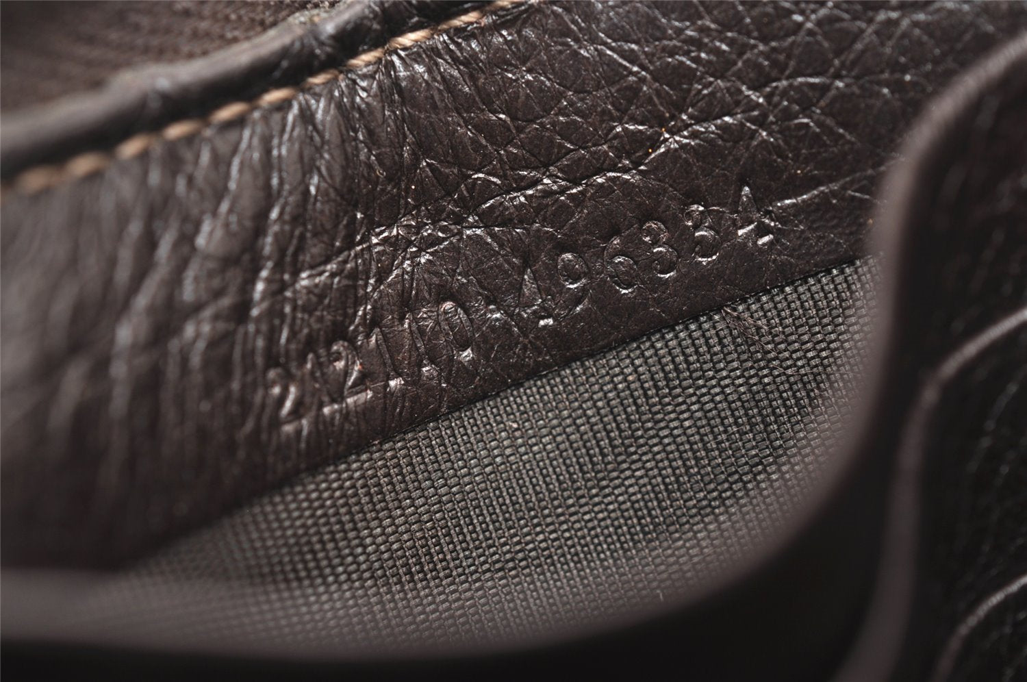 Authentic GUCCI Guccissima GG Leather Long Wallet Purse 212110 Brown 0924J