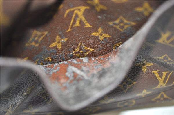 Authentic Louis Vuitton Monogram Saint Cloud GM M51242 Shoulder Bag Junk 0925I