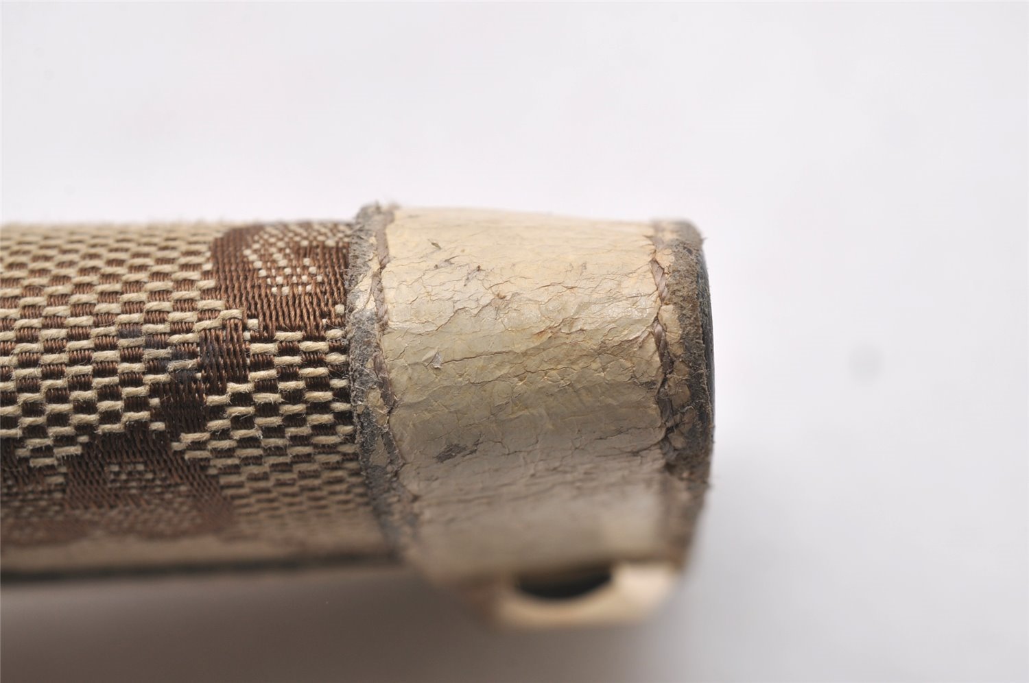 Authentic GUCCI Charmy 6 Hooks Key Case Purse Canvas Leather 154164 Brown 0925J