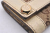 Authentic GUCCI Charmy 6 Hooks Key Case Purse Canvas Leather 154164 Brown 0925J