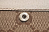 Authentic GUCCI Charmy 6 Hooks Key Case Purse Canvas Leather 154164 Brown 0925J
