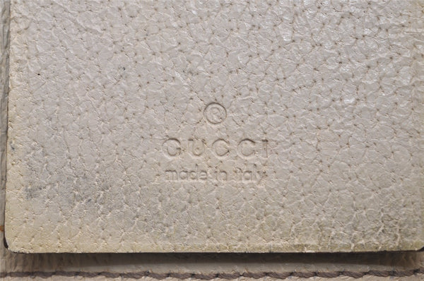 Authentic GUCCI Charmy 6 Hooks Key Case Purse Canvas Leather 154164 Brown 0925J