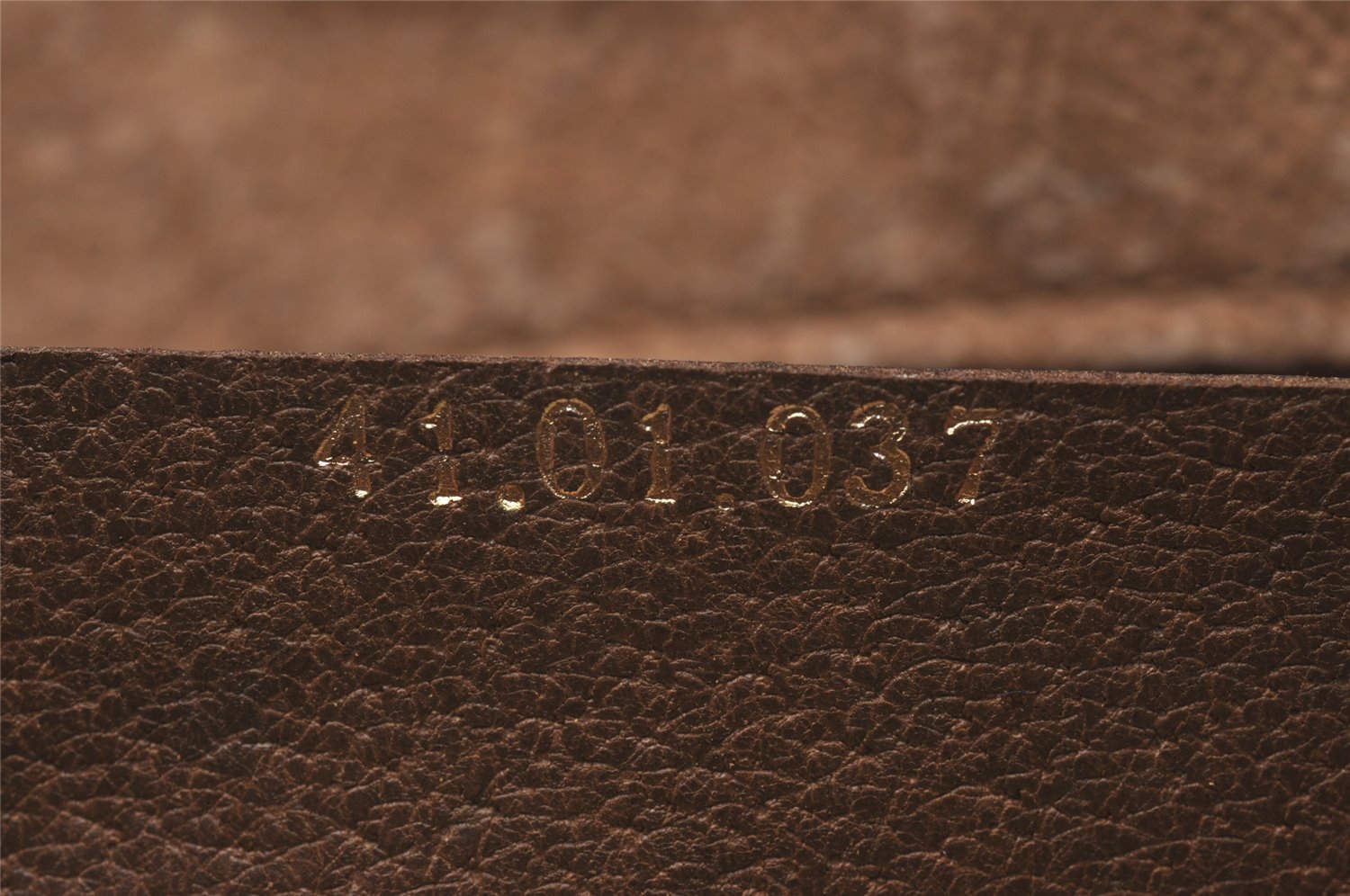 Authentic GUCCI Vintage Clutch Hand Bag Purse GG PVC Leather Brown 0926I