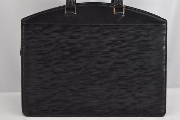 Authentic Louis Vuitton Epi Riviera Hand Bag Black M48182 LV Junk 0926K