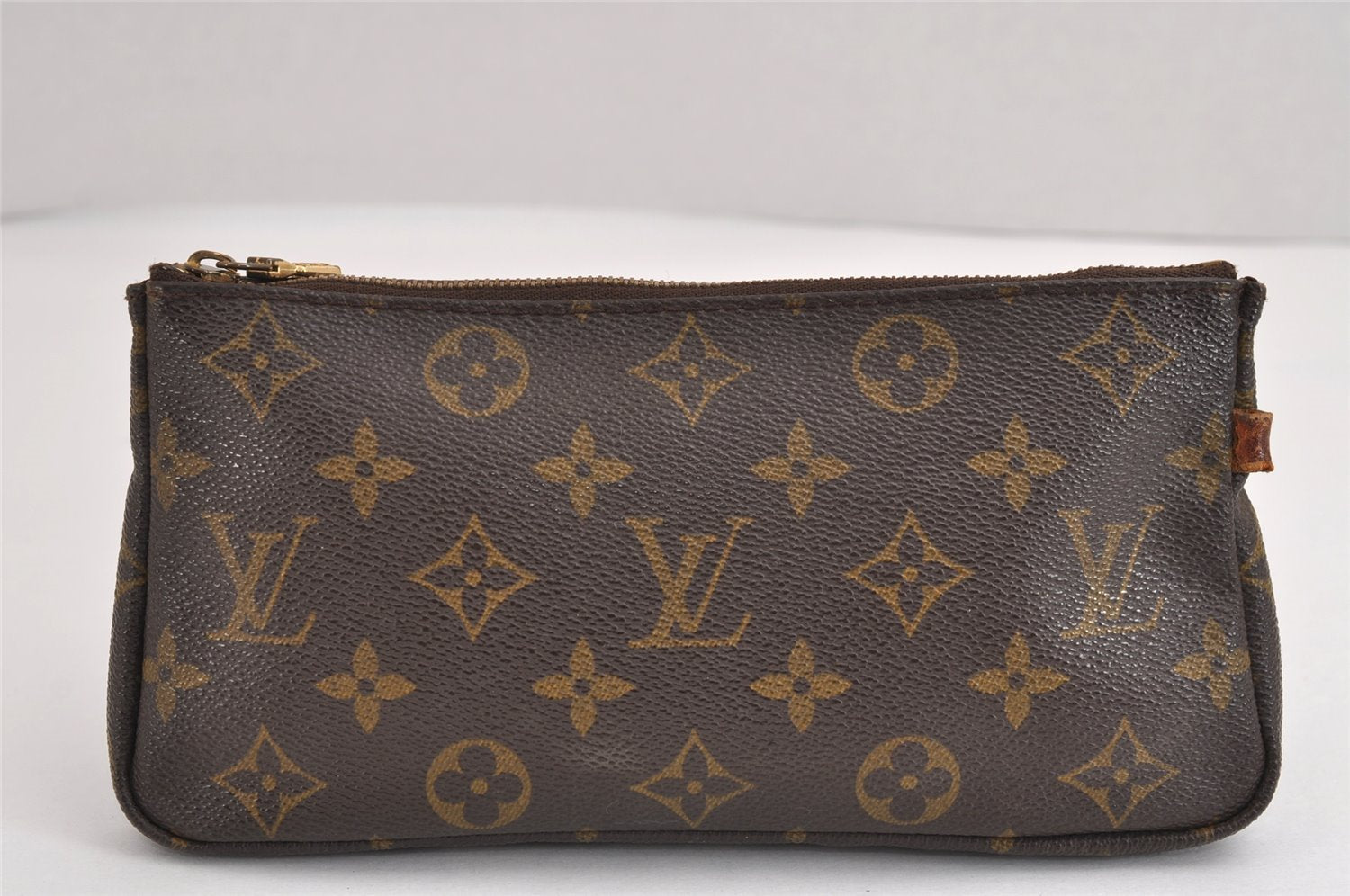 Authentic Louis Vuitton Monogram Pouch Purse For Sac Shopping GM LV 0927J