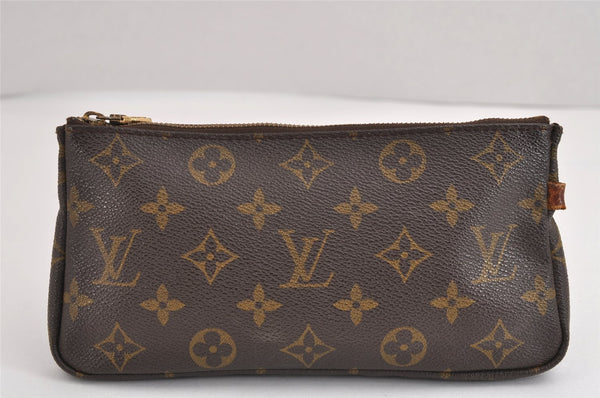 Authentic Louis Vuitton Monogram Pouch Purse For Sac Shopping GM LV 0927J