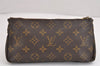 Authentic Louis Vuitton Monogram Pouch Purse For Sac Shopping GM LV 0927J