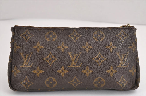 Authentic Louis Vuitton Monogram Pouch Purse For Sac Shopping GM LV 0927J