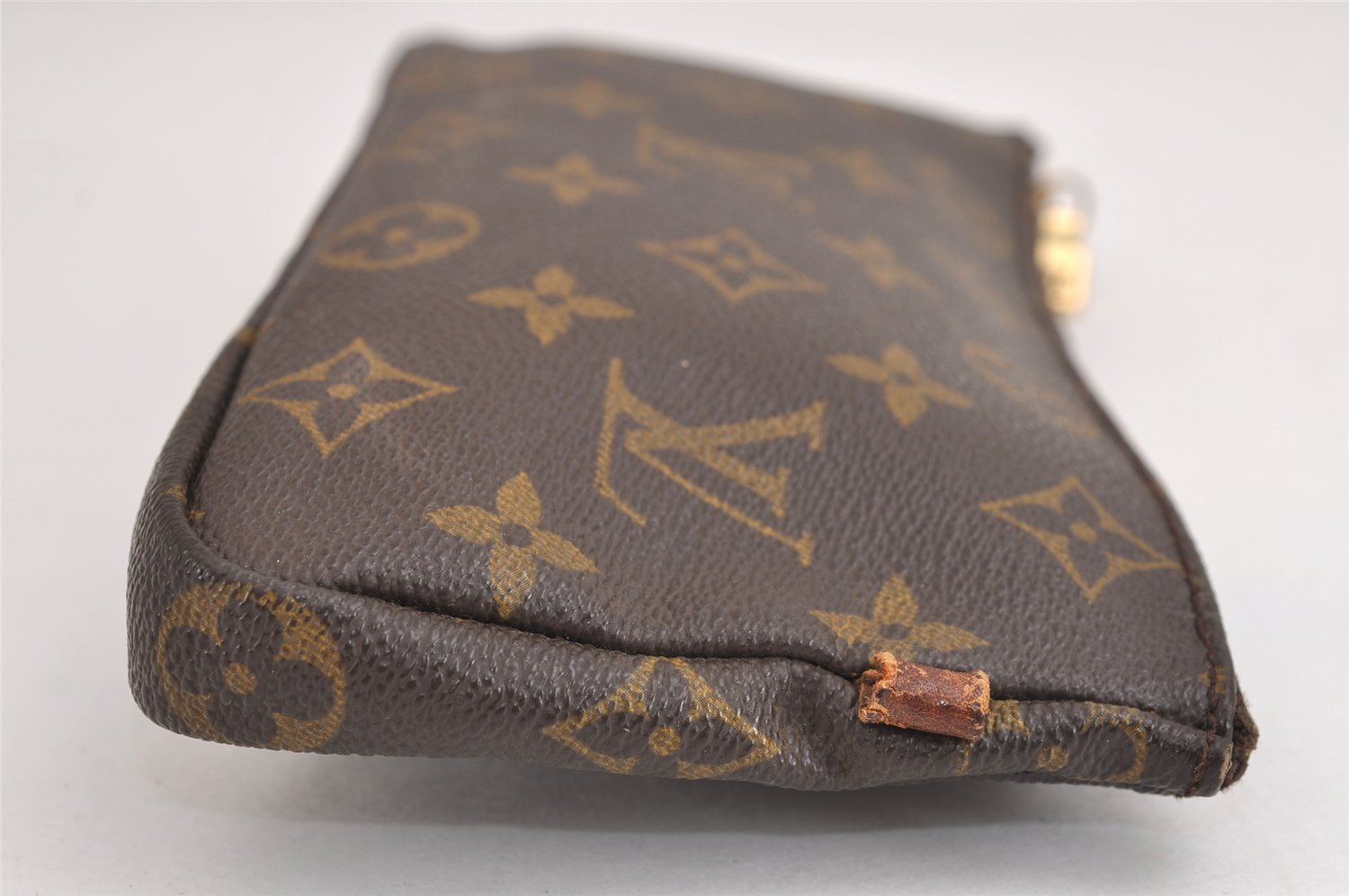 Authentic Louis Vuitton Monogram Pouch Purse For Sac Shopping GM LV 0927J