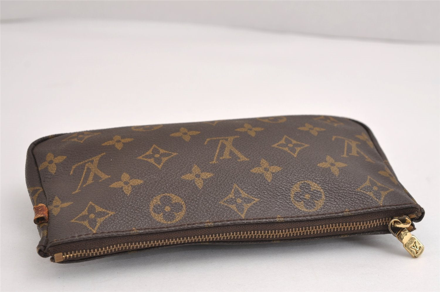 Authentic Louis Vuitton Monogram Pouch Purse For Sac Shopping GM LV 0927J