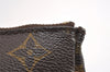 Authentic Louis Vuitton Monogram Pouch Purse For Sac Shopping GM LV 0927J