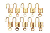 Authentic Louis Vuitton Padlock & Keys 10Set LV 0928J