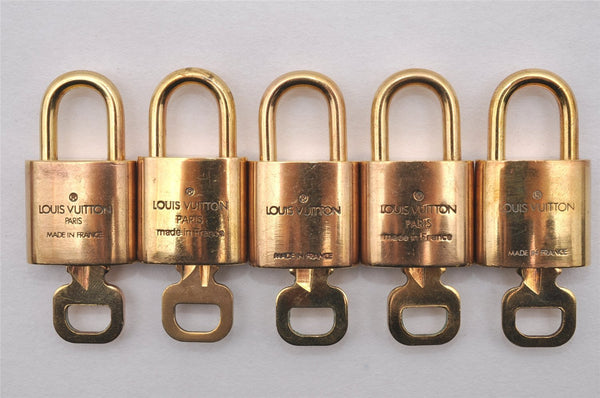 Authentic Louis Vuitton Padlock & Keys 10Set LV 0928J