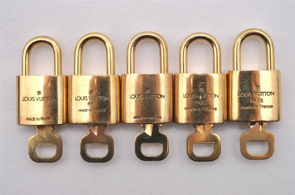 Authentic Louis Vuitton Padlock & Keys 10Set LV 0928J