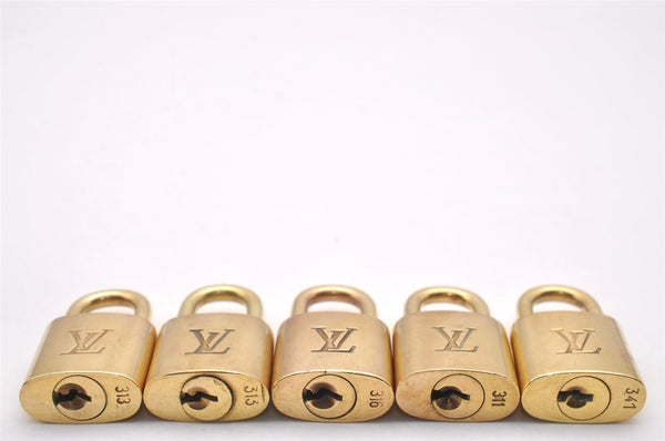 Authentic Louis Vuitton Padlock & Keys 10Set LV 0928J