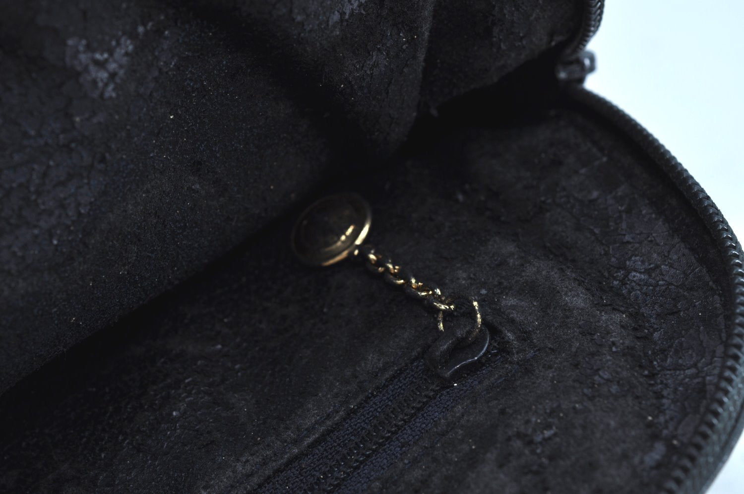 Authentic GUCCI Bamboo 2way Hand Shoulder Bag Leather Navy Blue Junk 0929I