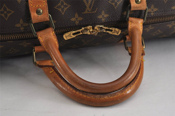 Authentic Louis Vuitton Monogram Keepall 60 Travel Boston Bag M41422 LV 0929J