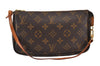 Authentic Louis Vuitton Monogram Pochette Accessoires Pouch M51980 LV 0929K