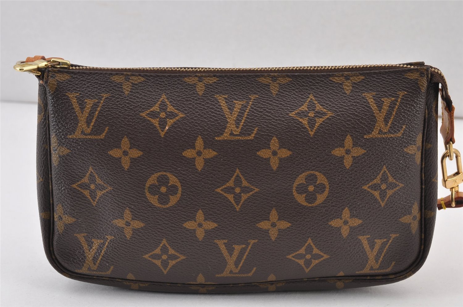 Authentic Louis Vuitton Monogram Pochette Accessoires Pouch M51980 LV 0929K
