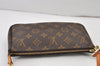 Authentic Louis Vuitton Monogram Pochette Accessoires Pouch M51980 LV 0929K