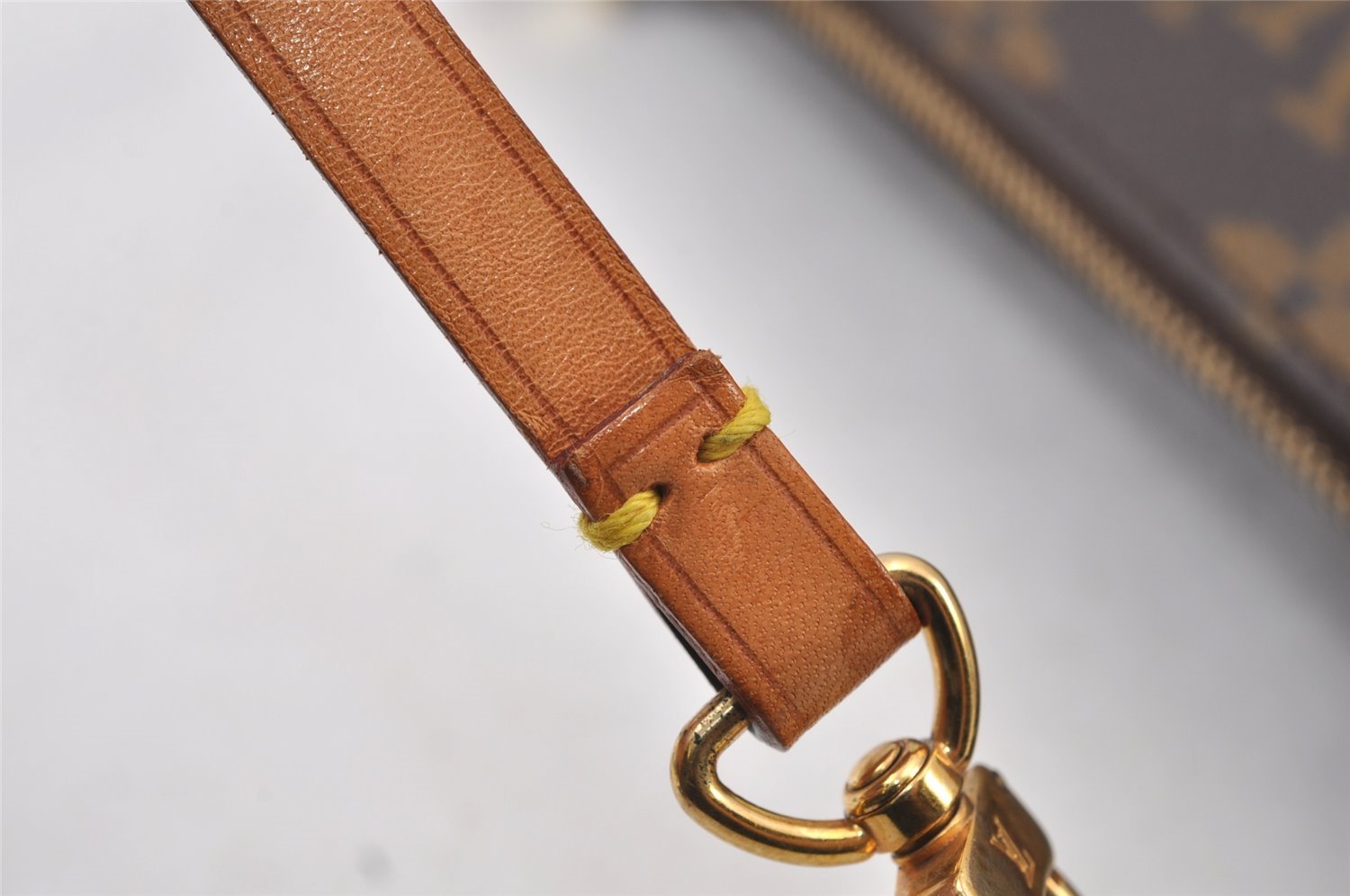 Authentic Louis Vuitton Monogram Pochette Accessoires Pouch M51980 LV 0929K