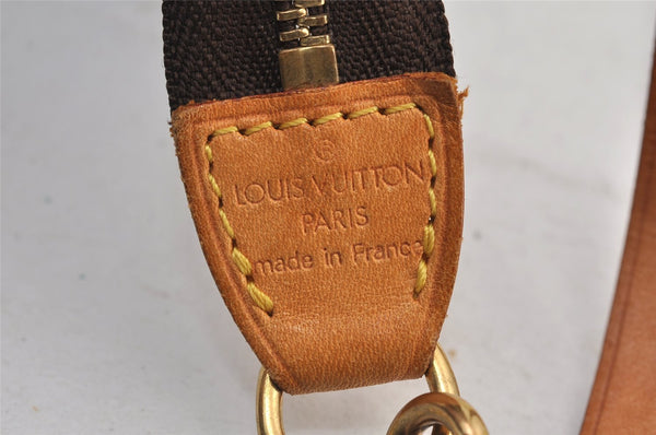 Authentic Louis Vuitton Monogram Pochette Accessoires Pouch M51980 LV 0929K