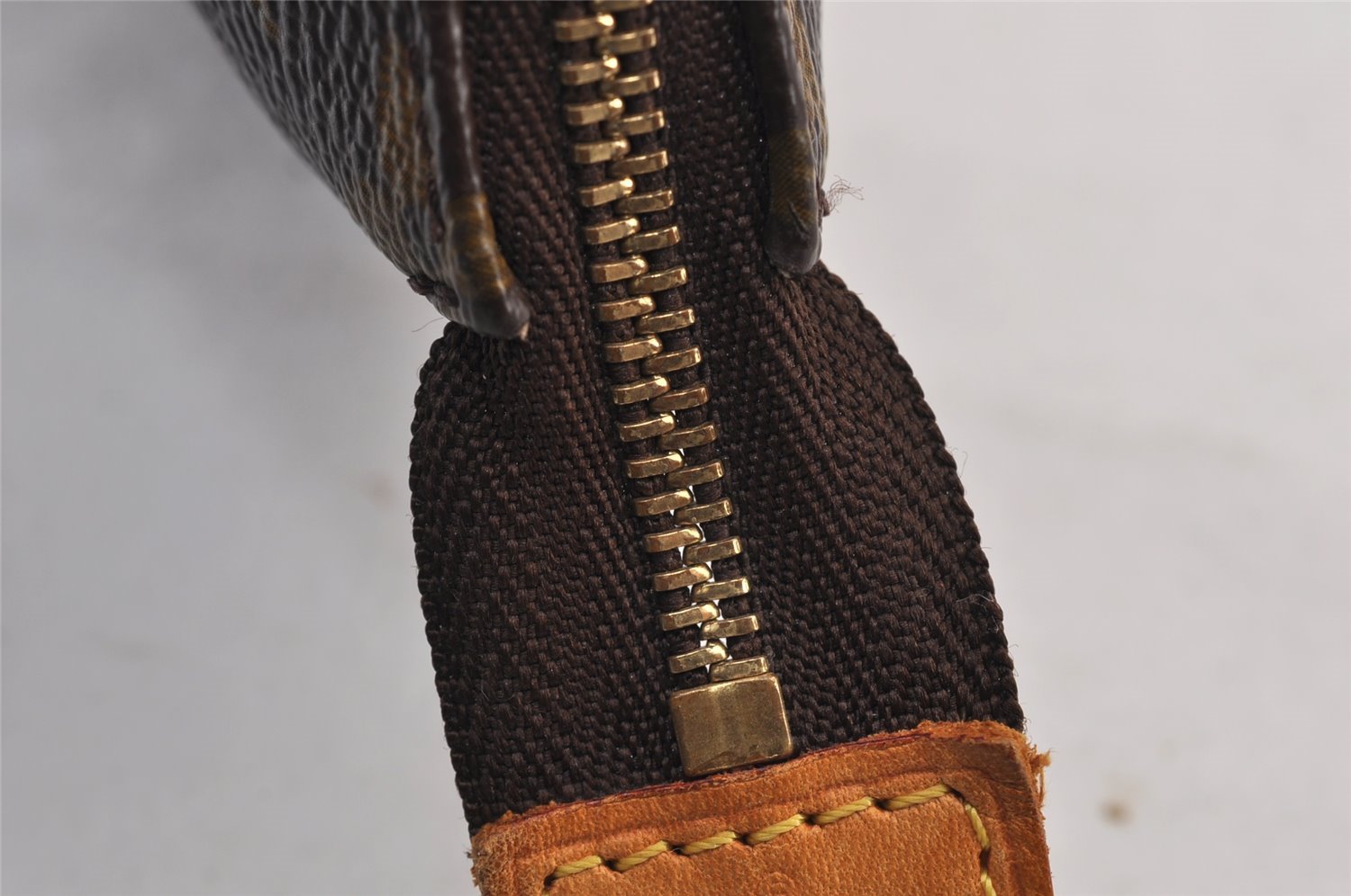 Authentic Louis Vuitton Monogram Pochette Accessoires Pouch M51980 LV 0929K