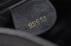 Authentic GUCCI Bamboo 2way Hand Shoulder Bag Purse Leather Black Junk 0930I
