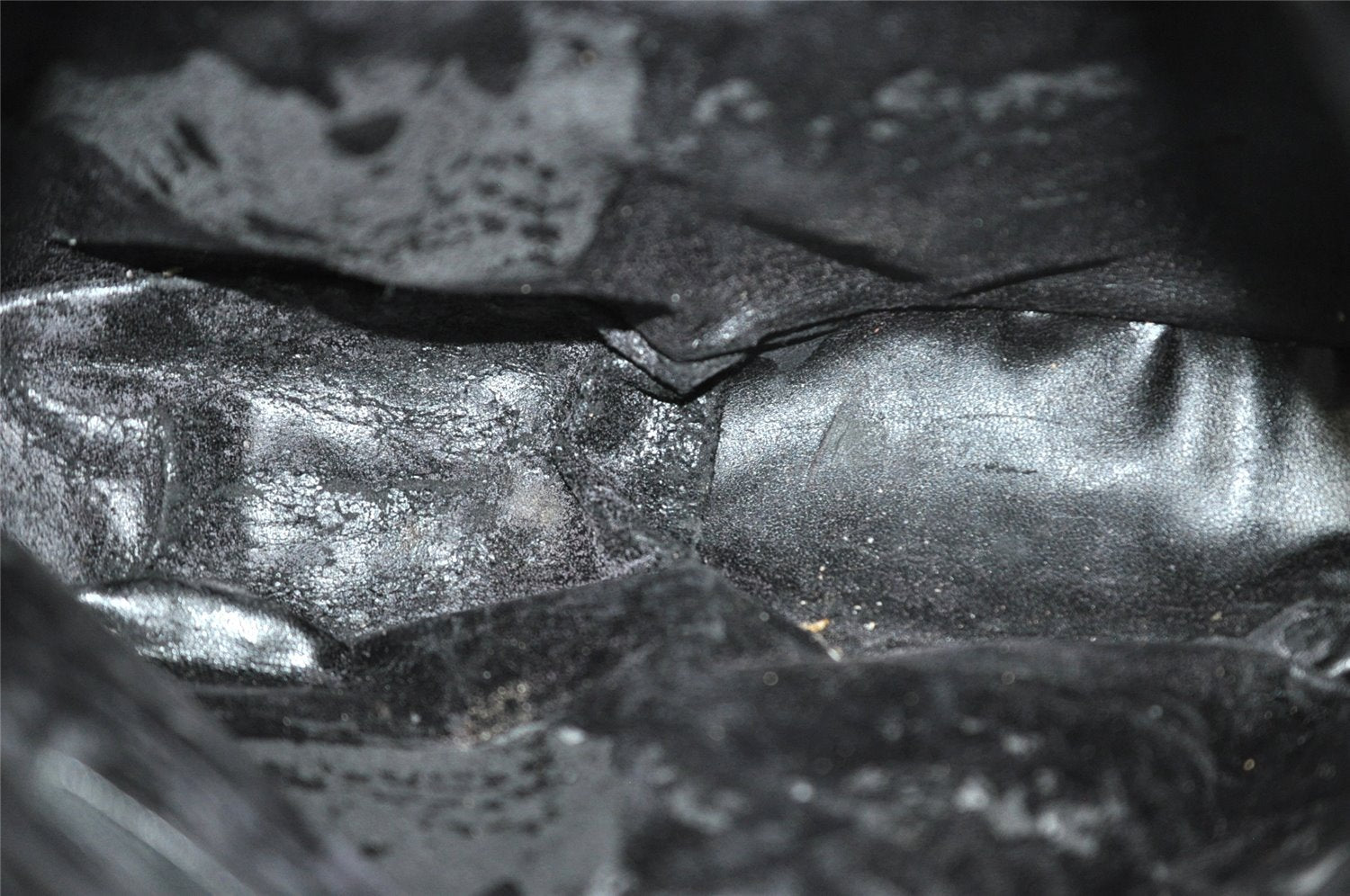 Authentic GUCCI Bamboo 2way Hand Shoulder Bag Purse Leather Black Junk 0930I