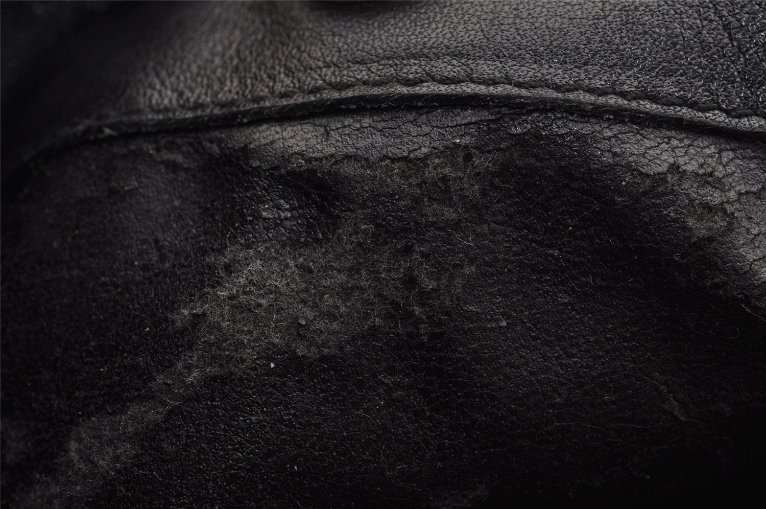 Authentic GUCCI Bamboo 2way Hand Shoulder Bag Purse Leather Black Junk 0930I