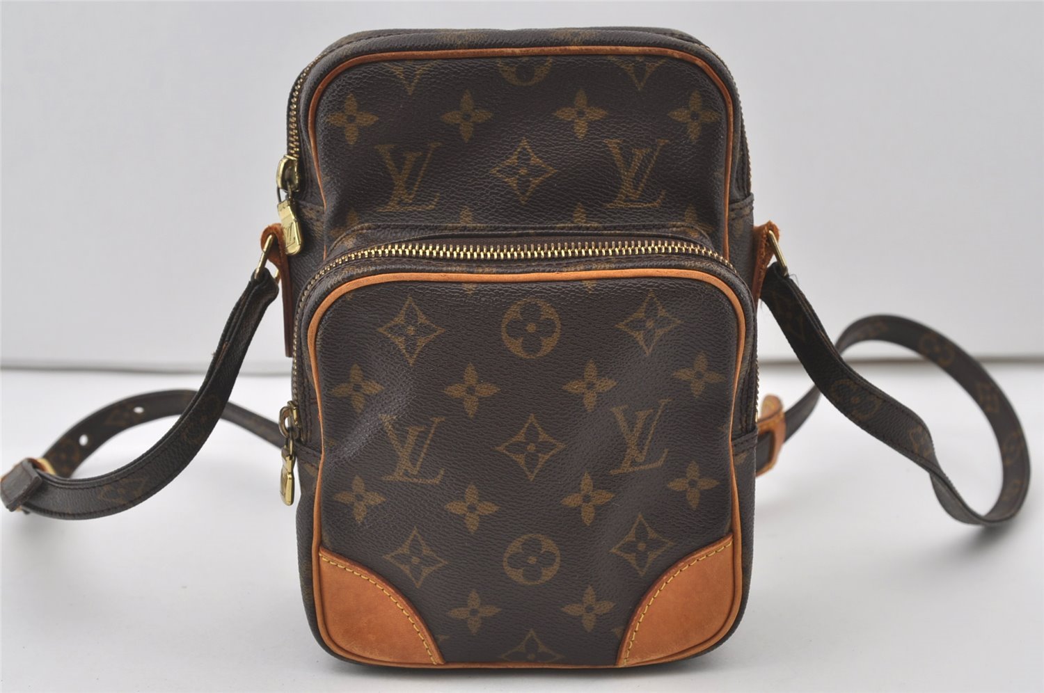 Authentic Louis Vuitton Monogram Amazone Shoulder Cross Body Bag M45236 LV 0930J