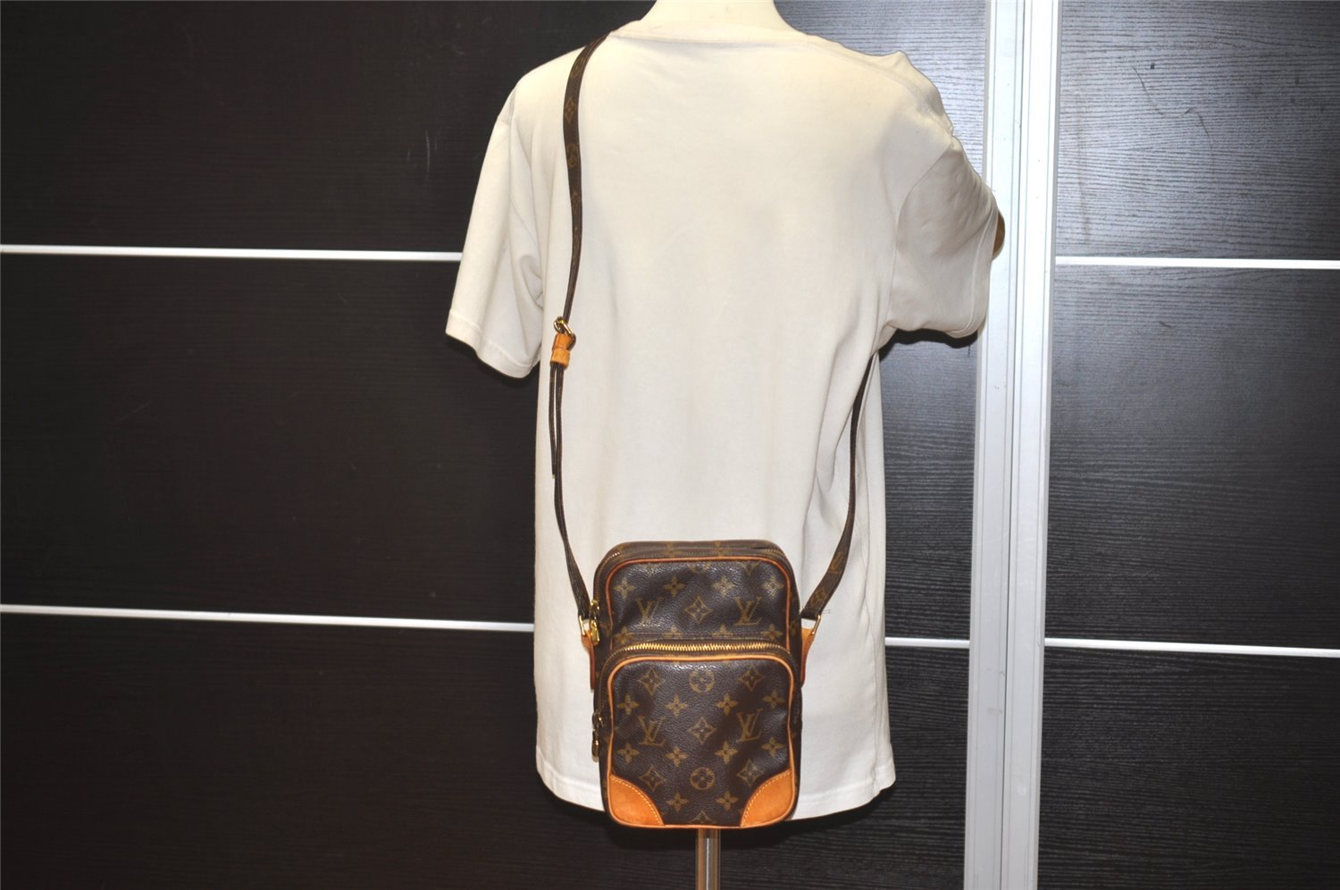 Authentic Louis Vuitton Monogram Amazone Shoulder Cross Body Bag M45236 LV 0930J