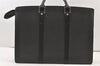 Auth Louis Vuitton Taiga Porte Documents Lozan 2Way Briefcase M30052 Black 0930K