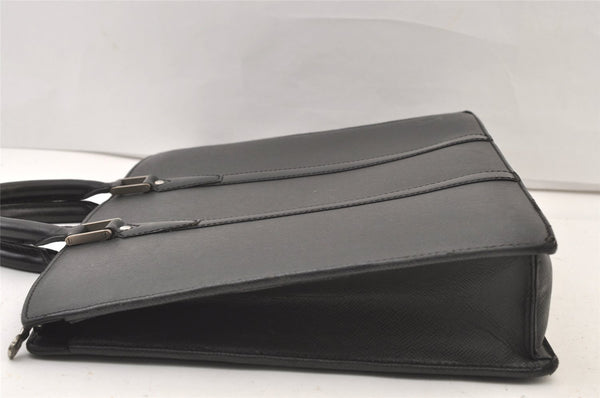 Auth Louis Vuitton Taiga Porte Documents Lozan 2Way Briefcase M30052 Black 0930K