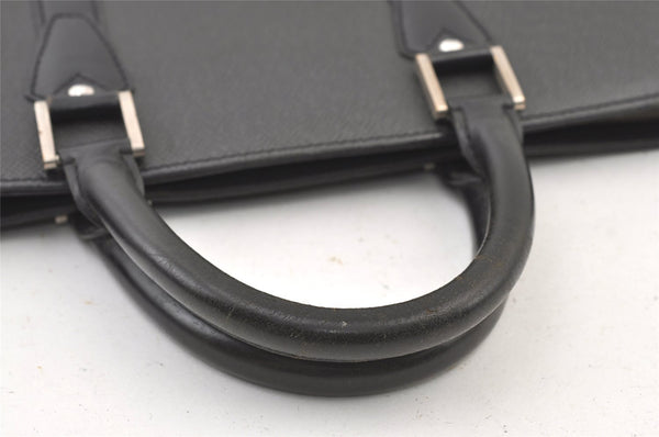 Auth Louis Vuitton Taiga Porte Documents Lozan 2Way Briefcase M30052 Black 0930K