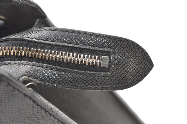 Auth Louis Vuitton Taiga Porte Documents Lozan 2Way Briefcase M30052 Black 0930K