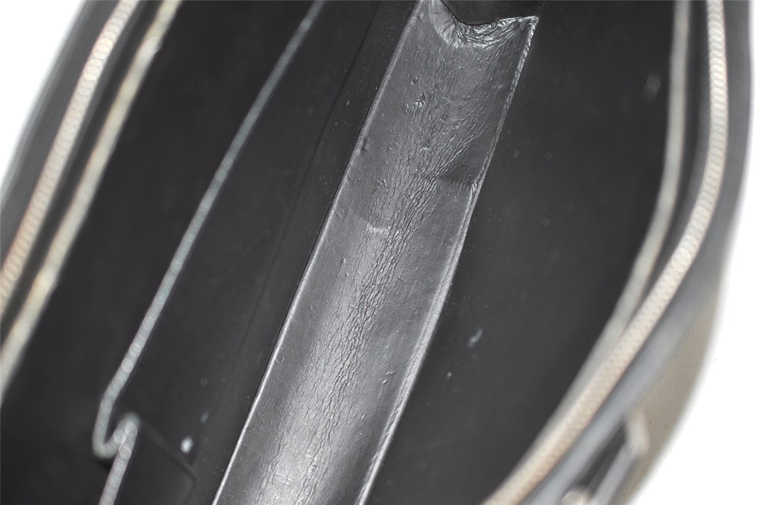 Auth Louis Vuitton Taiga Porte Documents Lozan 2Way Briefcase M30052 Black 0930K