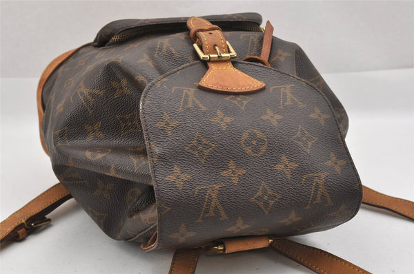 Authentic Louis Vuitton Monogram Montsouris MM Backpack M51136 LV 0931J