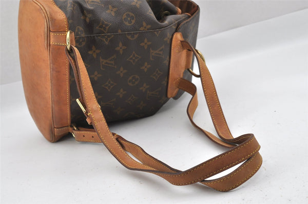 Authentic Louis Vuitton Monogram Montsouris MM Backpack M51136 LV 0931J