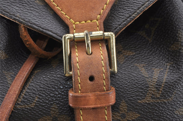 Authentic Louis Vuitton Monogram Montsouris MM Backpack M51136 LV 0931J