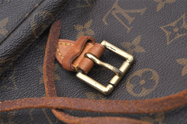 Authentic Louis Vuitton Monogram Montsouris MM Backpack M51136 LV 0931J