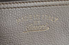 Authentic GUCCI Bamboo Shopper Small 2Way Hand Bag Leather 336032 Silver 0932J