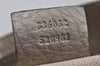 Authentic GUCCI Bamboo Shopper Small 2Way Hand Bag Leather 336032 Silver 0932J