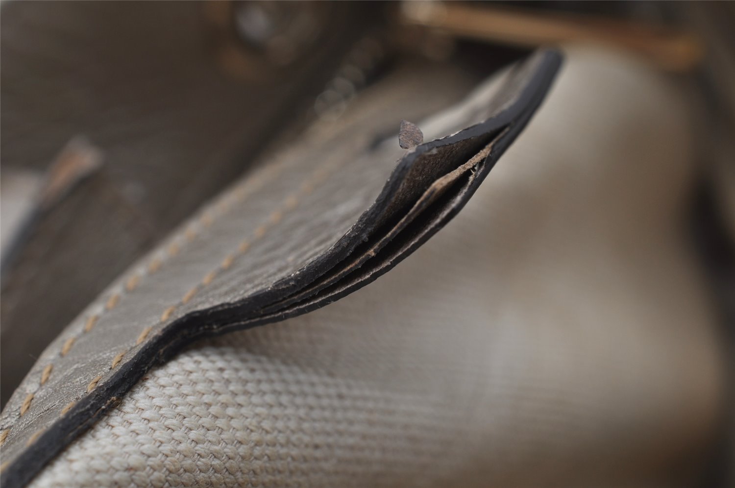 Authentic GUCCI Bamboo Shopper Small 2Way Hand Bag Leather 336032 Silver 0932J