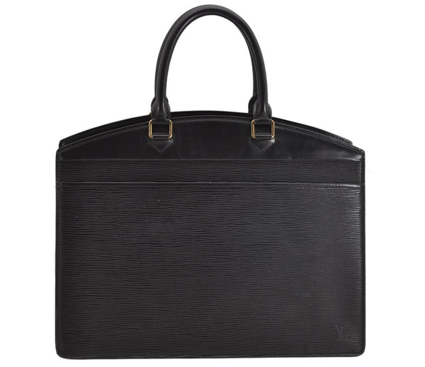 Authentic Louis Vuitton Epi Riviera Hand Bag Black M48182 LV 0932K