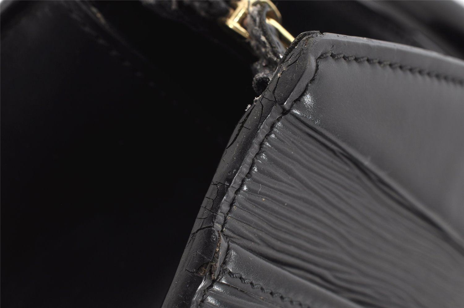 Authentic Louis Vuitton Epi Riviera Hand Bag Black M48182 LV 0932K