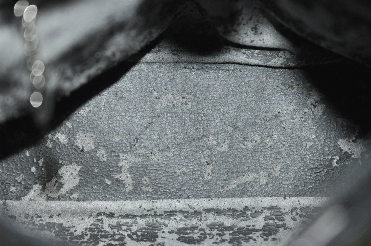 Authentic GUCCI Bamboo Shoulder Hand Bag Purse GG Suede 0013007 Black 0933I