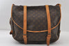 Authentic Louis Vuitton Monogram Saumur 43 Shoulder Cross Bag M42252 LV 0933J