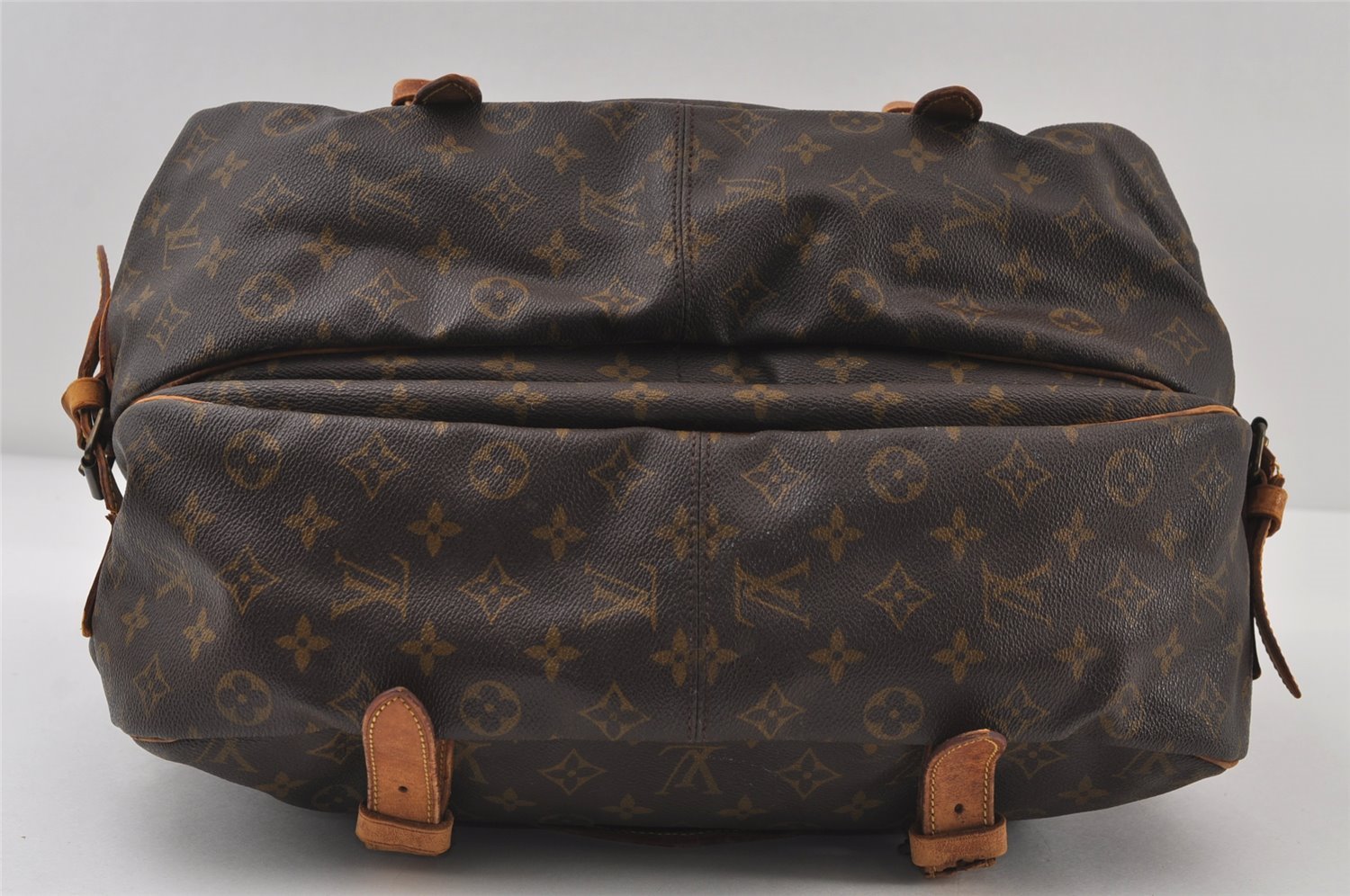 Authentic Louis Vuitton Monogram Saumur 43 Shoulder Cross Bag M42252 LV 0933J
